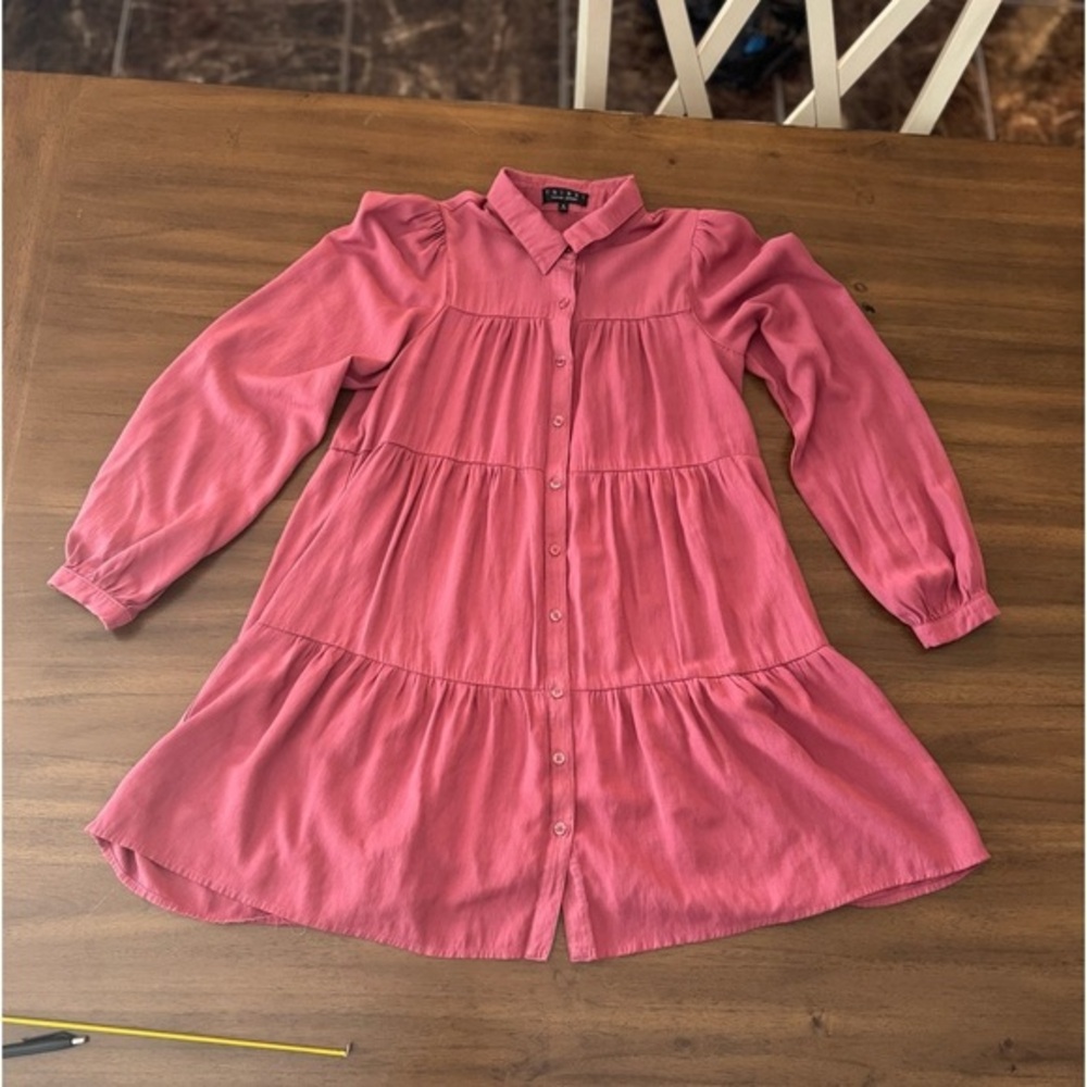 Trixxi Pink Babydoll Dress Size Small